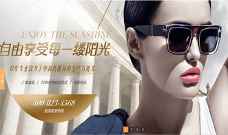 广州中视眼镜营销型网站建设案例